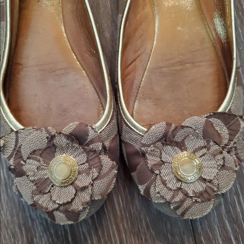 Coach ballet flats
